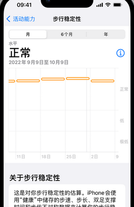 莲花iPhone手机维修如何在iPhone开启'步行稳定性通知'