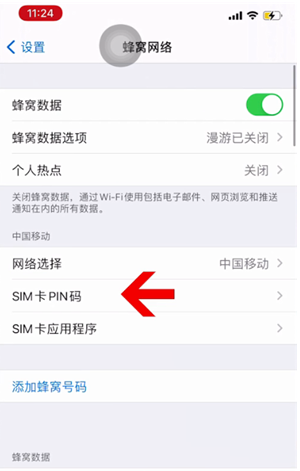 莲花苹果14维修网分享如何给iPhone14的SIM卡设置密码 